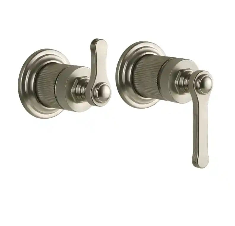 Gessi Venti20 Mieszacz ścienny 2-drożny element zewnętrzny finox brushed nickel 65038.149