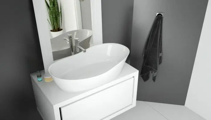Hoesch Namur Lounge Umywalka stawiana 70x40 biały 4422.010