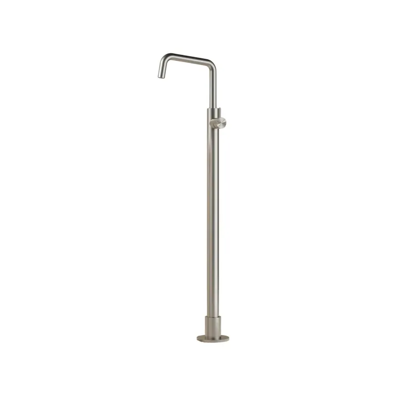 Hotbath Archie Bateria umywalkowa podłogowa wolnostojąca - element zewnętrzny Steel Brushed AR078W.IX