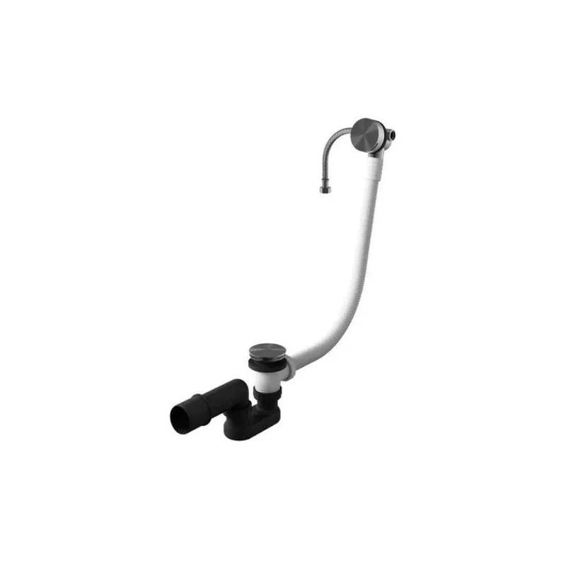 Hotbath Archie Odpływ wannowy z przelewem Gun Metal PVD AR133.BGP