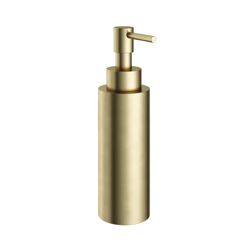 Hotbath Cobber Dozownik do mydła w płynie stojący Brushed Brass CBA10.BB