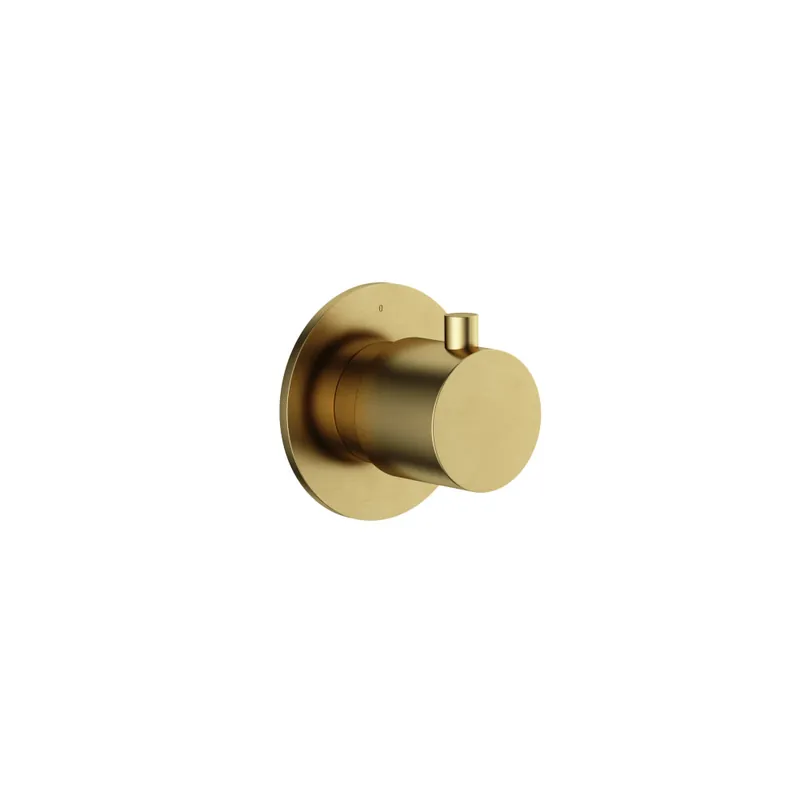 Hotbath Cobber Rozdzielacz 3-drożny - element zewnętrzny Brushed Brass PVD CB7083.BBP