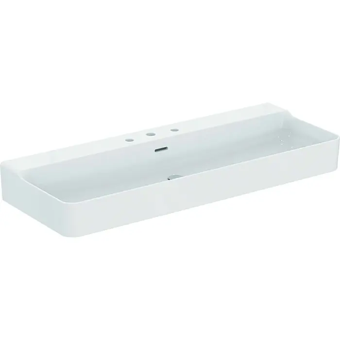 Ideal Standard Conca Umywalka ścienna 1200x450 mm z 3-otworami na baterię Biały T384301