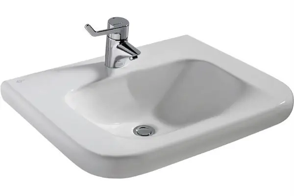 Ideal Standard Contour 21 Umywalka ścienna dla osób niepełnosprawnych 60 cm biała E512301