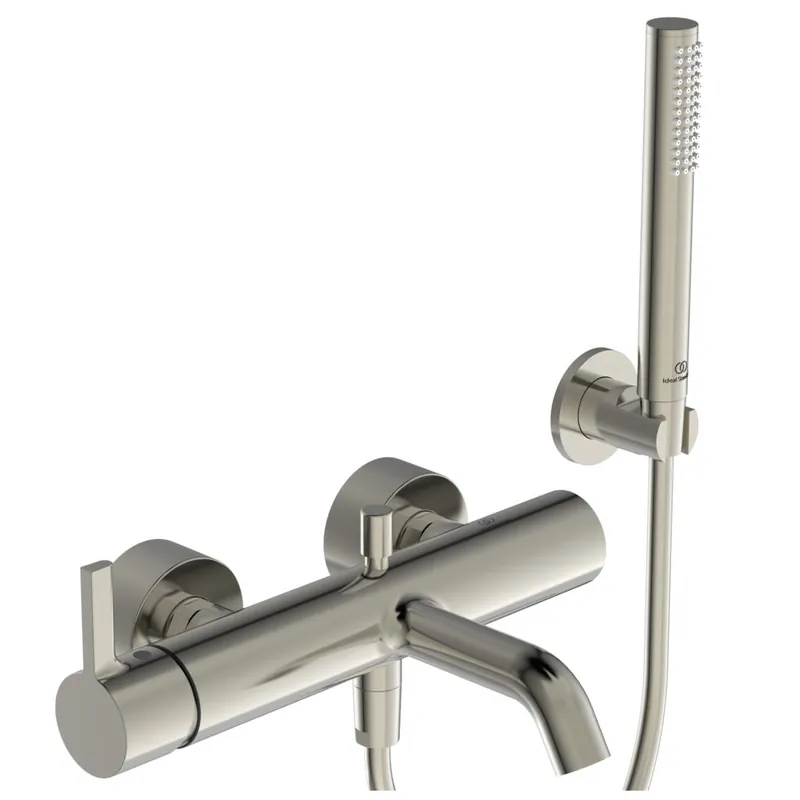 Ideal Standard Joy Bateria wannowo-natryskowa ścienna z zestawem natryskowym Nikiel BC787GN
