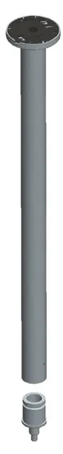 Keuco Plan Wspornik sufitowy, Chrom 14941010300