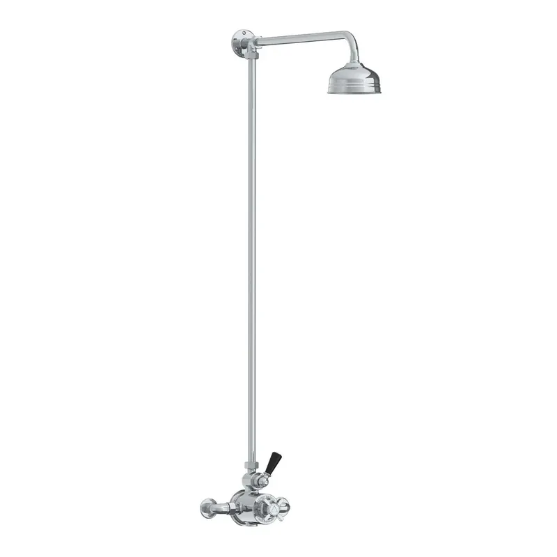 Lefroy Brooks Classic Bateria natryskowa termostatyczna ścienna z deszczownicą Ø 200 mm Chrom BL8702CP