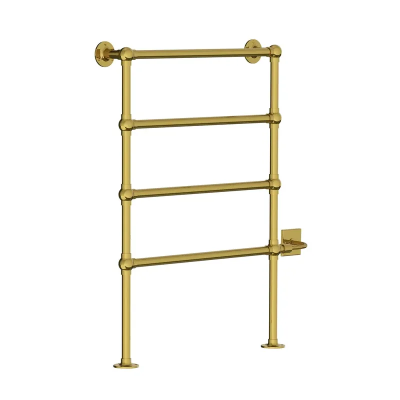 Lefroy Brooks Classic Grzejnik łazienkowy elektryczny 610x915 mm stojący Polished Brass LB3203PB-SE