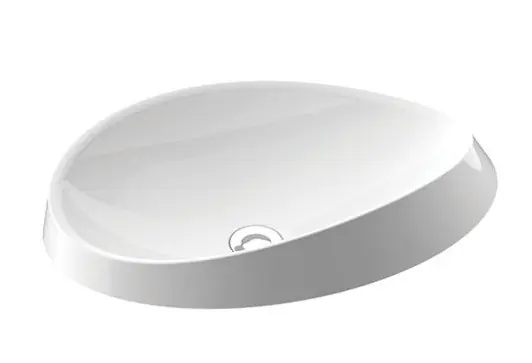 Marmorin Alice III Umywalka wpuszczana w blat 60xh13,6 cm Biały P_U_002_03_0600