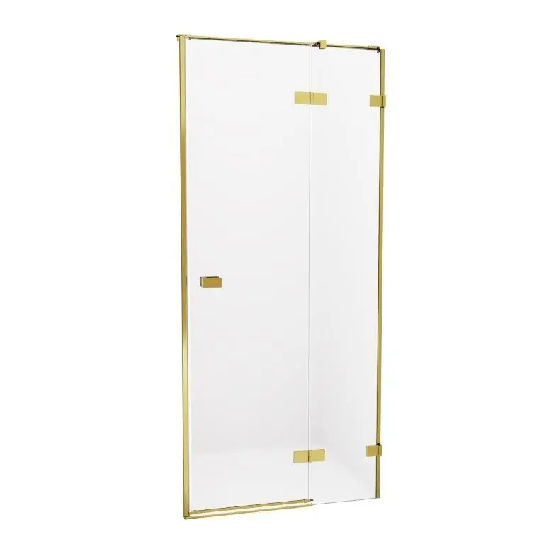 New Trendy Avexa Gold Drzwi wnękowe prawe 80x200 cm Złoty szczotkowany EXK-1715