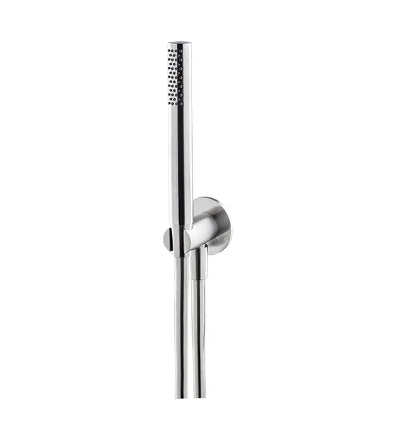 Newform X-Steel 316 Zestaw prysznicowy ze słuchawką, wężem i uchwytem ścienny stal nierdzewna 69645X.50.050
