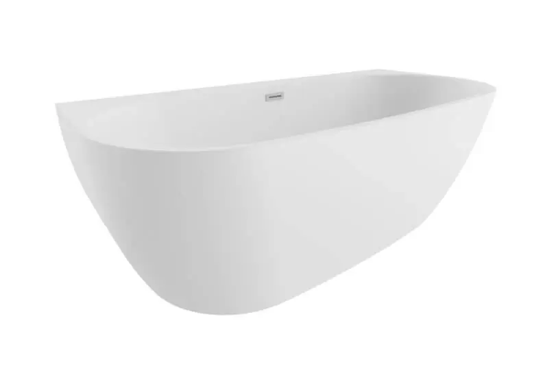 Polimat RISA Wanna wolnostojąca przyścienna 170x80 cm Biały 00441