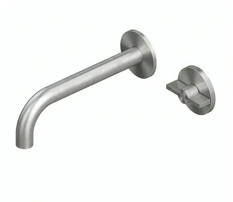 QuadroDesign Valvola01 Bateria umywalkowa podtynkowa brushed stainless steel 1911AS