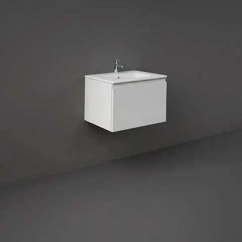 Rak Ceramika Zestaw Joy Umywalka 61x46 i Szafka Uno Joy biały połysk SETJOYUNOWH060PWH