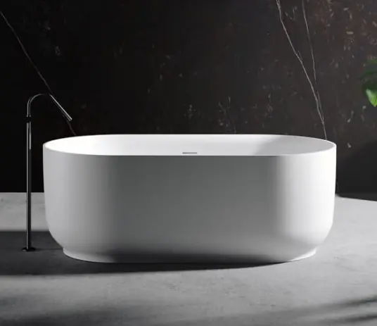 Relax Design Horizon Wanna wolnostojąca 150x80 z korkiem white matt HORIZONLX01MATT