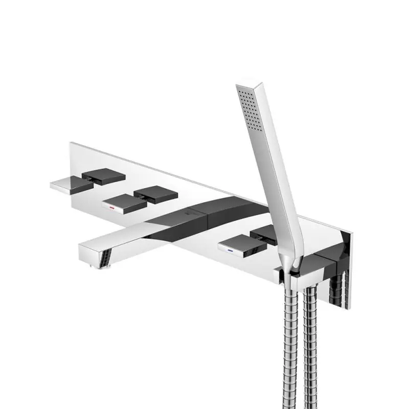 STEINBERG SERIA 160 Bateria wannowo-natryskowa 5-otworowa podtynkowa Chrom 160.2692 / 1602692