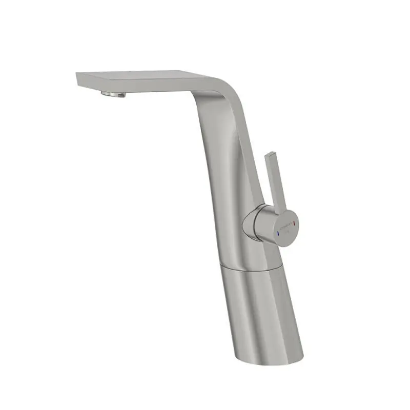 STEINBERG SERIA 260 Bateria umywalkowa jednouchwytowa bez korka Brushed Nickel 260.1700.1.BN / 26017001BN