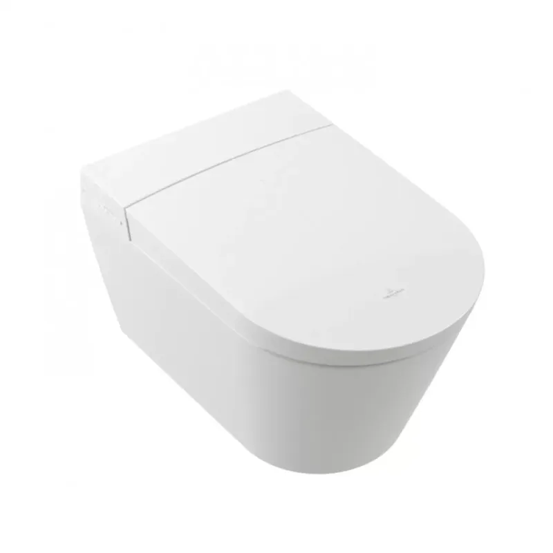 Villeroy&Boch ViClean Miska bezrantowa 43x40 z deską biała V22EM101