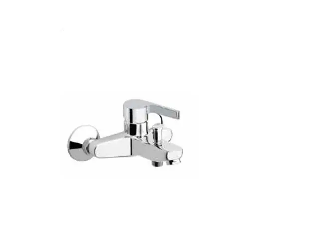 Webert Do Re Mi Bateria wannowa jednouchwytowa ścienna chrom DR850102.015
