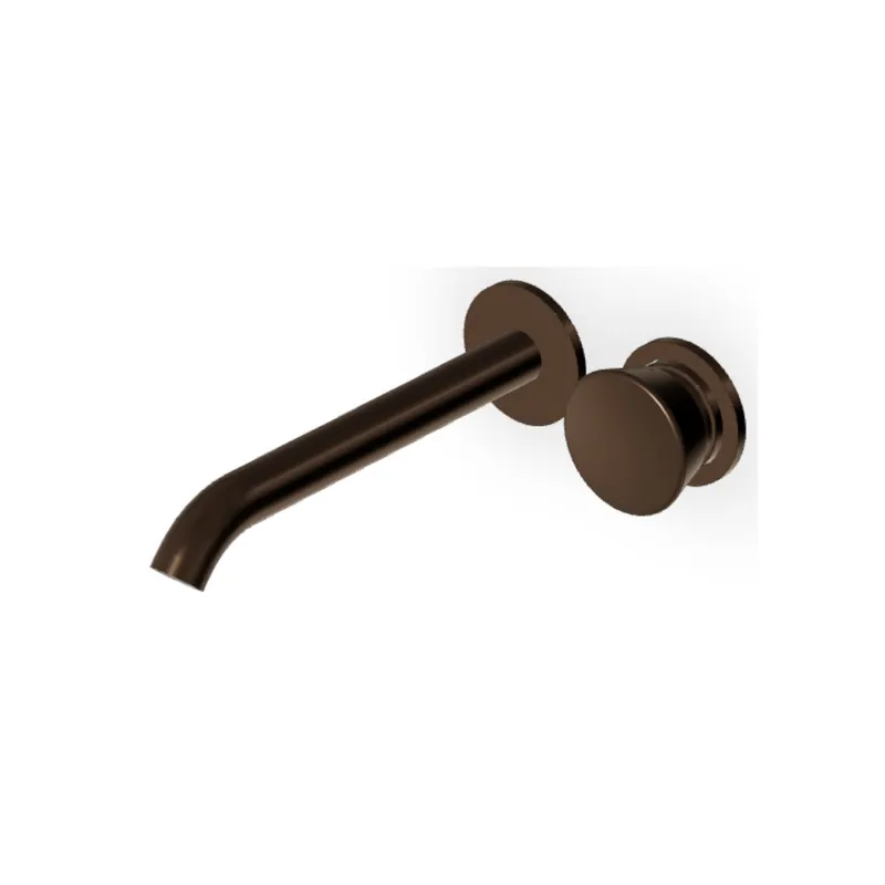 Zucchetti Sablier Bateria umywalkowa podtynkowa 2-otworowa 200 mm - element zewnętrzny Brushed Chocolate PVD ZSL432.XP21