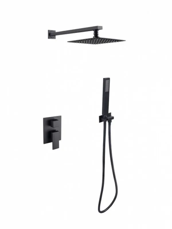 Modern/Varium II zestaw prysznicowy podtynkowy czarny mat BP-MVII-CZ
