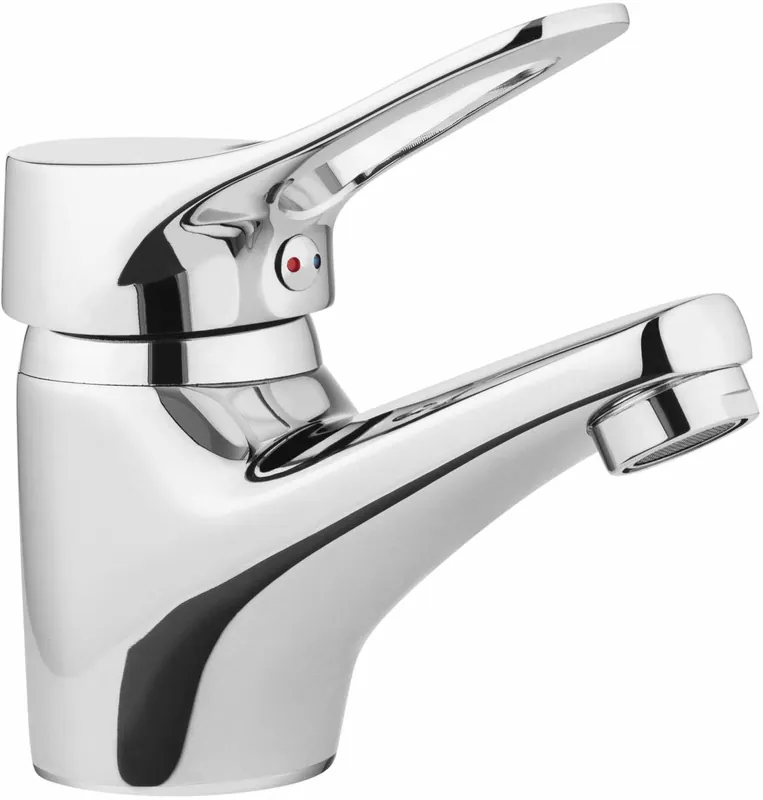 Vero bateria umywalkowa stojąca niska chrom BOW_021M
