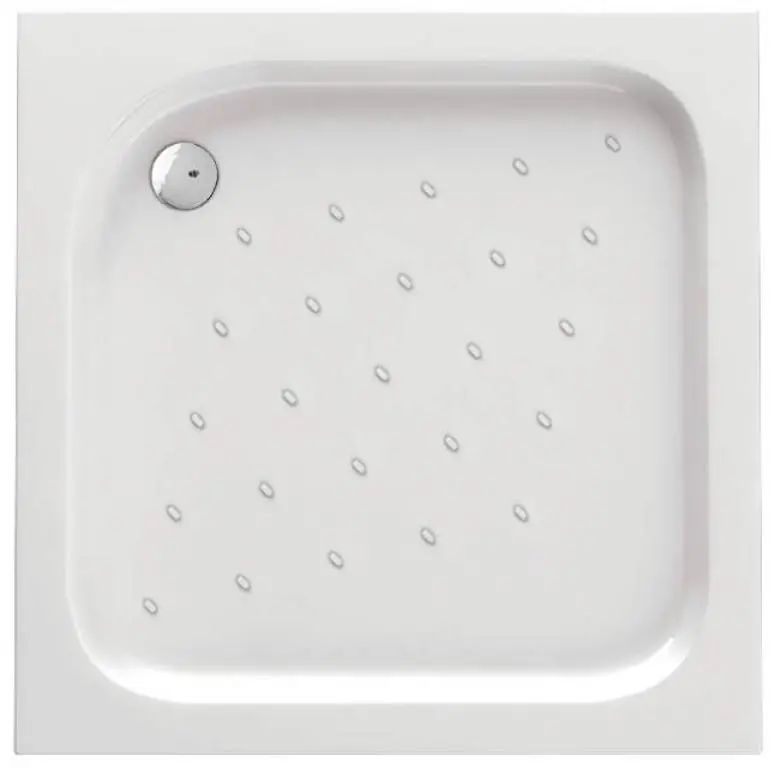 Funkia brodzik kwadratowy 80x80 cm biały KTC_042B