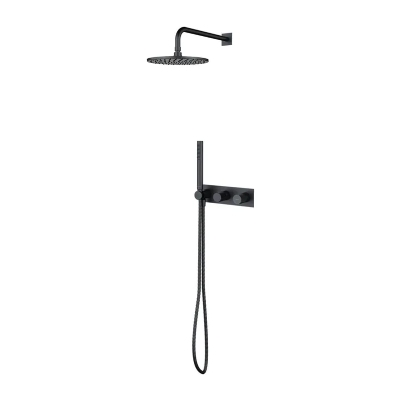 Contour zestaw prysznicowy podtynkowy antracytowy SYSCT10AT